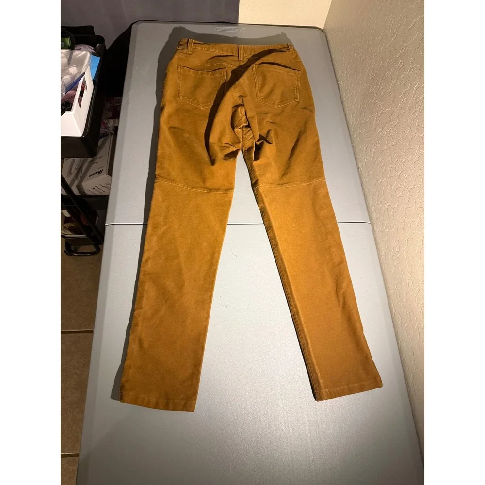 Lululemon ABC Pant Slim Utilitech Copper Brown Ochre Mens 28 LM5ABNS